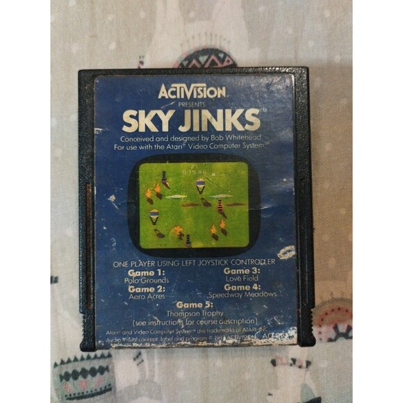 Sky Jinks for Atari 2600. Tested & Works. Vintage 1982. Cartridge Only. - Picture 1 of 3